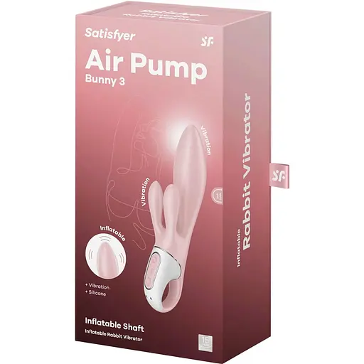 Вібратор Satisfyer Air Pump Bunny 3 - фото 6