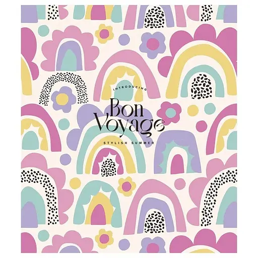 Зошит учнівський "Bon Voyage" 012-3206K-4 в клітинку, 12 аркушів