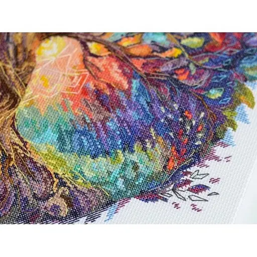 Набор для вышивки крестиком "Центр Вселенной" AH-211 с пяльцами - фото 2