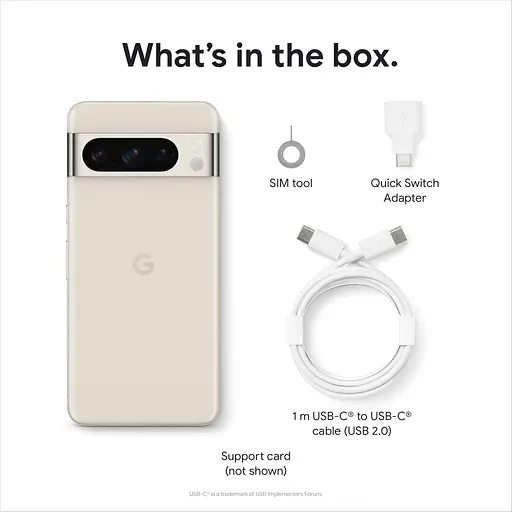 Смартфон Google Pixel 8 Pro 12/256GB Porcelain - фото 2