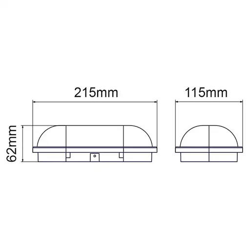 Світлодіодний світильник вологозахищений AYDOS-15 15W IP65 білий 6400К - фото 2