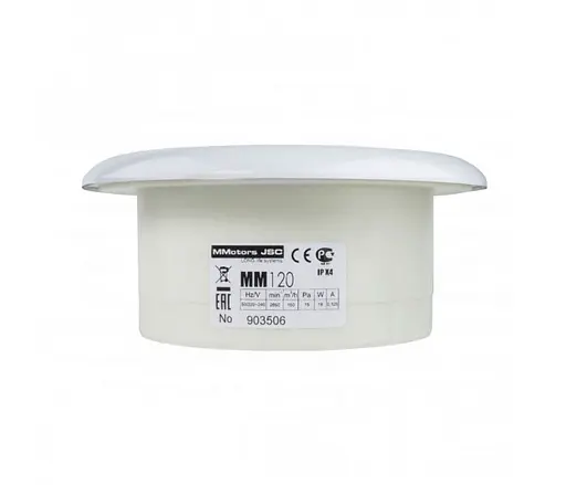 Витяжний ультратоникий вентилятор MMotors MM 120, 150 м3/г - фото 5