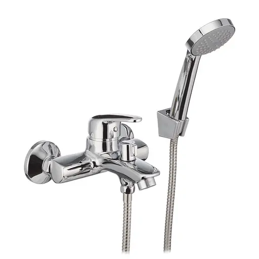 Змішувач для ванної CRON MAGIC 009 чорна ручка (CR0124) - фото 2