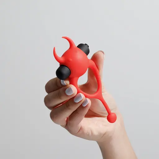 Виброкольцо Crushious Daemon 12.5 см (красный) - фото 7