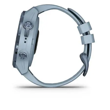 Спортивные часы Garmin Descent Mk2S Mineral Blue with Sea Foam Silicone Band (010-02403-07) - фото 8