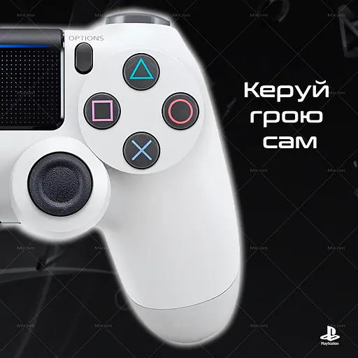 Беспроводной геймпад Sony DualShock 4 White для PS4/PC/Смартфона - фото 6