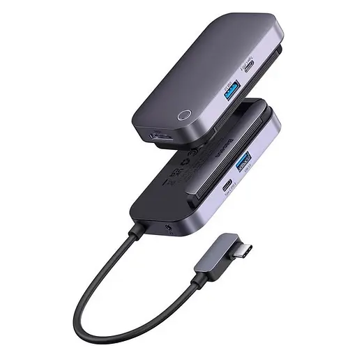 Хаб адаптер Baseus Type-C PadJoy 4-Port WKWJ000013 - фото 2