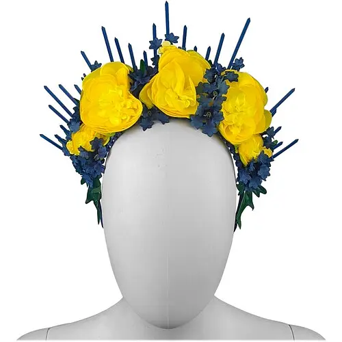 Обруч желто-голубой Ярина - фото 1