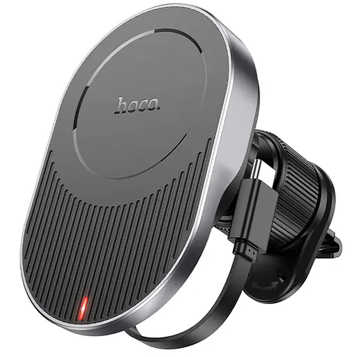 Автодержатель с БЗУ Hoco HW12 Guardian magnetic (air outlet)