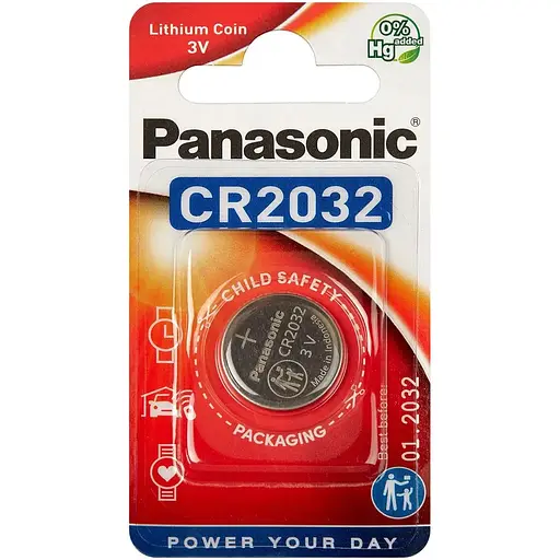 Батарея Panasonic CR 2032 BLI 1 Lithium