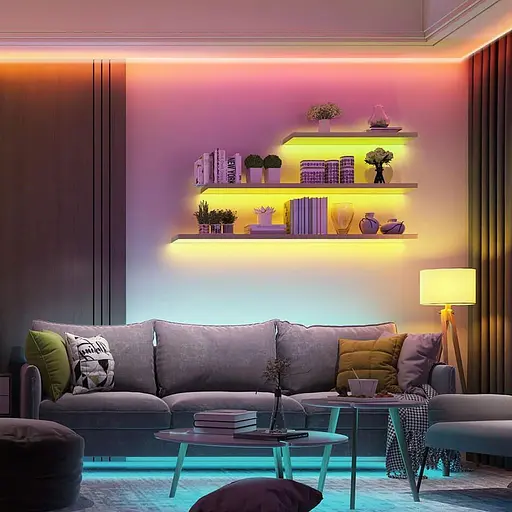 Стричка свитлодиодна розумна Govee H611 LED Strip Lights, 10м, RGB, WI-FI/Bluetooth, билий - фото 6