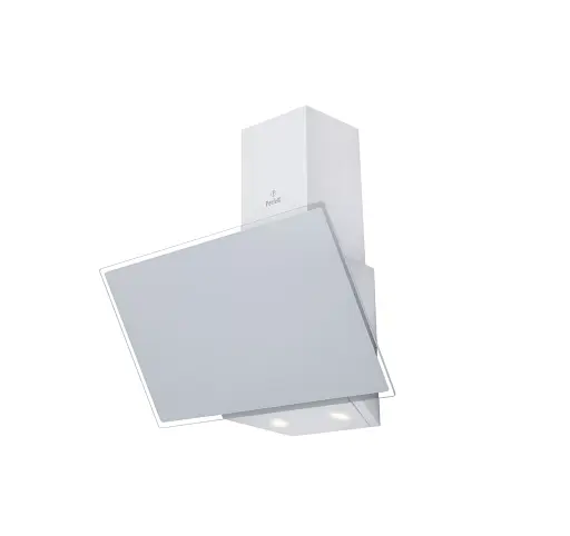 Вытяжка декоративная наклонная Perfelli DNS 6272 D 700 WH LED - фото 5