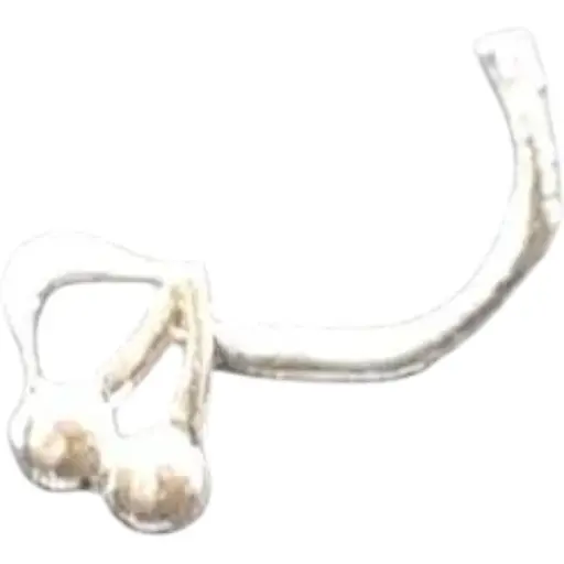 Срібна сережка-пірсинг в ніс Dear. 1027С