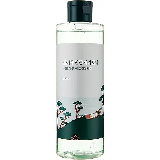 Тонер для обличчя Round Lab Pine Calming Cica Toner заспокійливий з екстрактом голок сосни 250 мл - фото 1