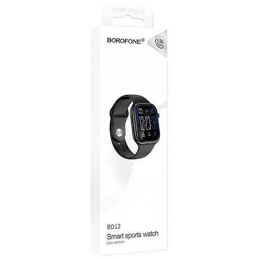 Смарт-годинник Borofone BD12 Smart sports watch (call version) Black - фото 4