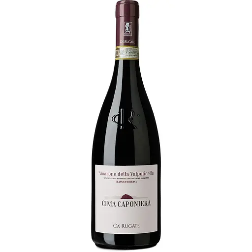 Вино Ca'Rugate Cima Caponiera Amarone della Valpolicella Classico Riserva DOCG 2018 червоне сухе 0. 75 л