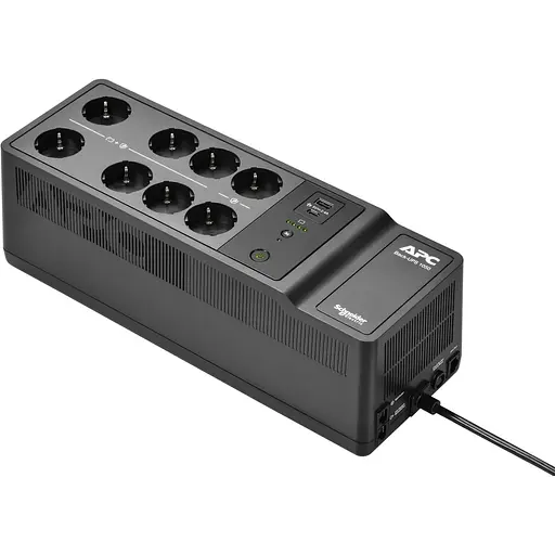Джерело безперебійного живлення APC Back-UPS 1050VA/600W, USB charging port, USB, 6+2 Schuko - фото 2