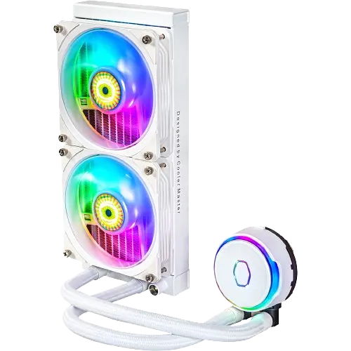 Водяное охлаждение Master Master Liquid PL240 Flux ARGB White Edition (MLY-D24M-A23PZ-RW)