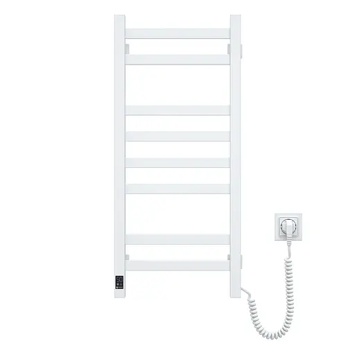 Електрична рушникосушка Navin Авангард 360x800 Sensor правобічна з таймером, біла 00-044050-5080, Білий, Праве, Електронний - фото 1