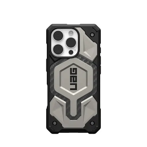 Чехол-накладка Urban Armor Gear Magsafe для iPhone 16 Pro Monarch Pro Titanium (114456113636) - фото 1
