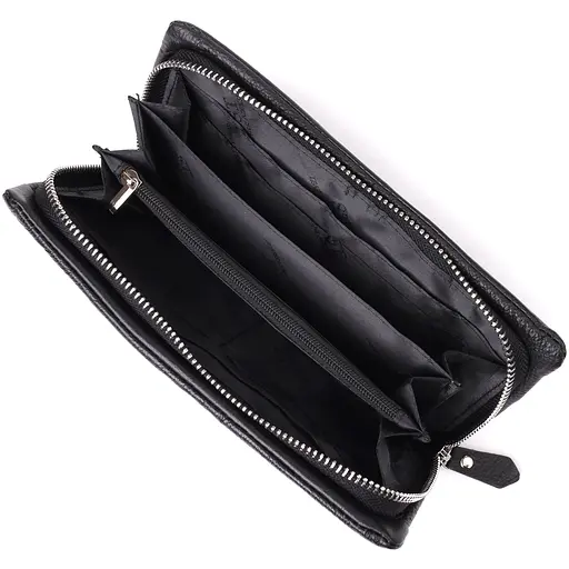 Жіночий шкіряний гаманець-клатч із відділенням під телефон ST Leather 20х10.5х3 см acs0029657 - фото 5