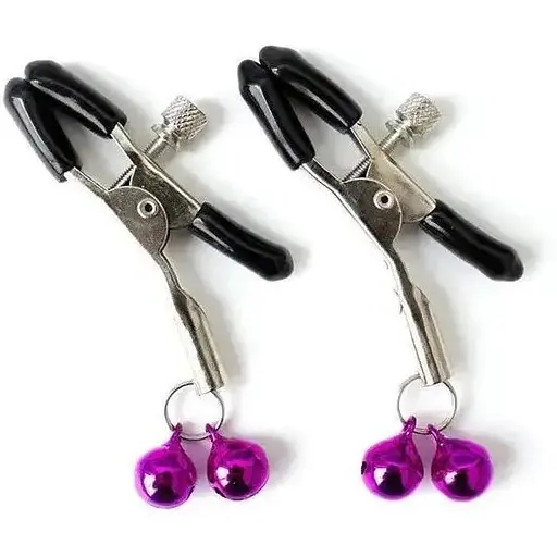 Затискачі на соски з дзвіночками кліпси на груди - фото 1