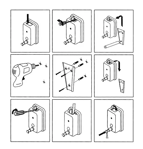 Дозатор для рідкого мила Zerix D-800-SUS настінний ZX3246, Хром - фото 2