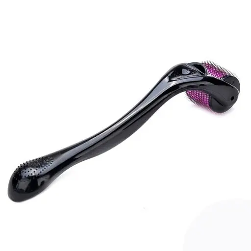 Мезоролер для шкіри DERMA ROLLER 540 голок без пластикового кейсу Black 0.3 mm (14959) - фото 2