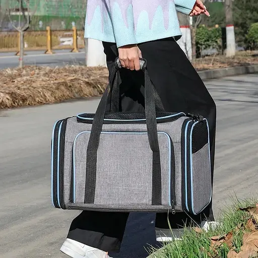 Розкладна сумка переноска для невеликих тварин до 8 кг Собак та кішок - фото 4