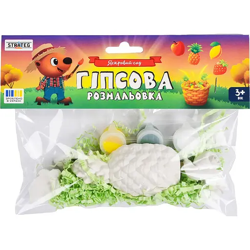 Гіпсова розмальовка Strateg Яскравий сад (31061) - фото 1