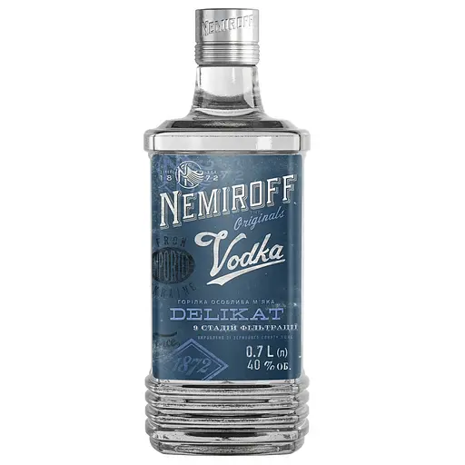 Уцінка. Горілка особлива Nemiroff Originals Делікат м'яка 40% 0.7 л  - фото 1