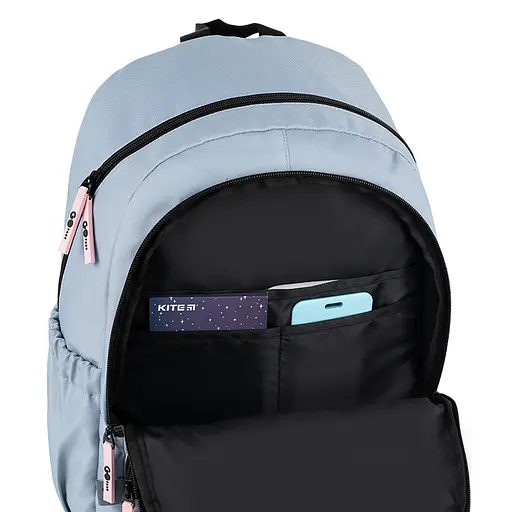 Рюкзак GoPack Teens 121L-2 Светло-голубой (GO26-121L-2) - фото 14