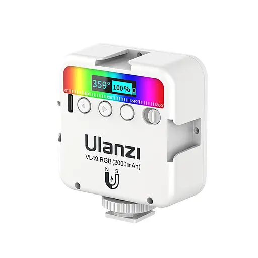 Видеосвет Ulanzi VL49 Rechargeable Mini RGB Light 6W White (2586) - фото 4