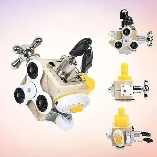 Деревянный сенсорный куб Монтессори - фото 2