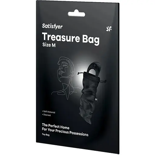 Мешочек для хранения игрушек Satisfyer Treasure Bag M Black