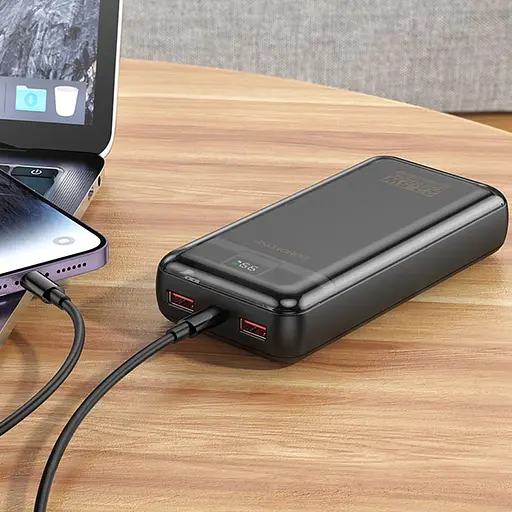 Портативний ЗП Power Bank Borofone BJ52A Power 22.5W+PD20W 20000 mAh Black - фото 3