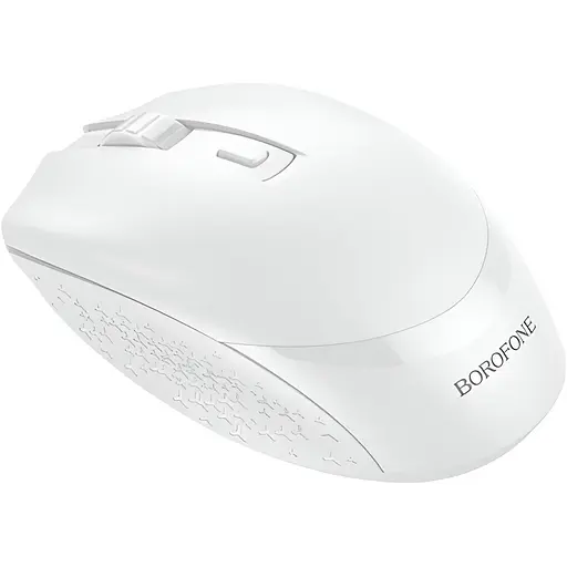 Беспроводная офисная мышь BOROFONE BG7 2.4G белая - фото 4