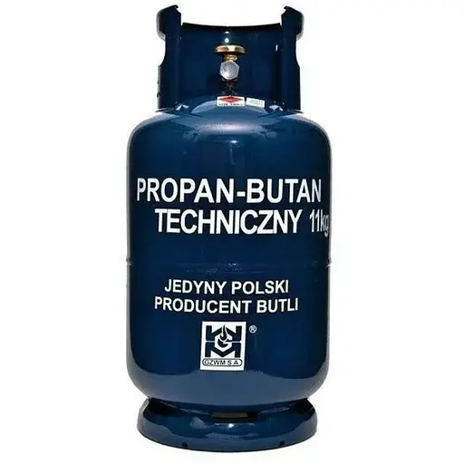 Бытовой газовый баллон пропан-бутан 11кг 27л