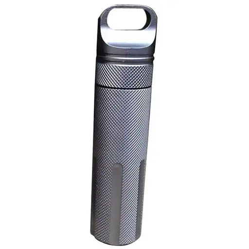 Тубус для зберігання речей Gymtop SPB-3 водонепроникний з аерокосмічного алюмінію сірий