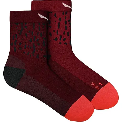 Шкарпетки Salewa Mountain Trainer Salamander W Quarter Sock 39-41 Burgundy (1054-013.012.1041)