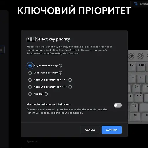 Клавіатура Logitech G PRO X TKL RAPID Gaming White (920-013242) - фото 9