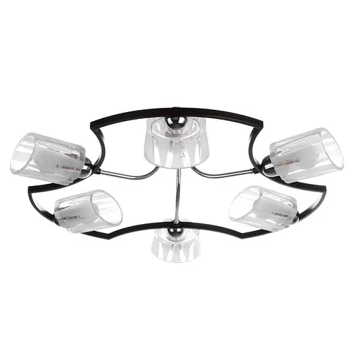 Люстра стельова Brille E14 40W CH (LK-282C/6)