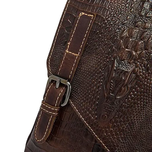 Чоловіча шкіряна сумка Vintage 21х17х1 см sum0015042 - фото 8