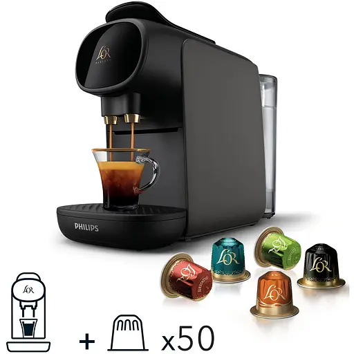 Кавоварка капсульна Philips L'OR Barista Sublime + дегустаційний сет кава в капсулах L'OR (50 капсул) - фото 2