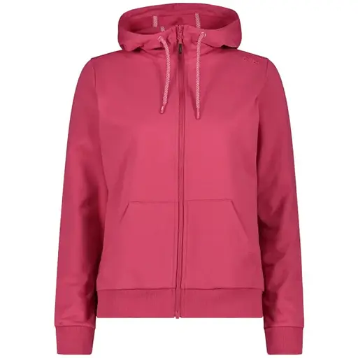 Кофта CMP Women's Zip-Up Hoodie in Stretch Cotton Berry XS (1097-31D4276-B852 36)