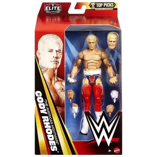 Фигурка WWE Elite Top Picks топовые бойцы элиты с переменными частями в ассортименте (GNM28) - фото 4