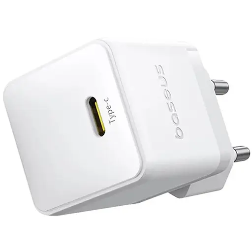МЗП Baseus Palm Fast Charger 30W (1USB-C) (P10111605113-00) Moon White - фото 3