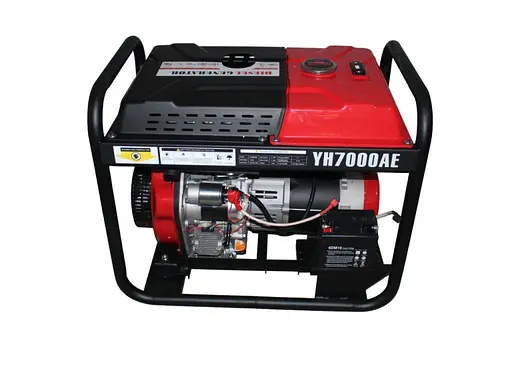 Дизельний генератор MAST GROUP + газова плитка Orcamp CK-505 + електричний обігрівач Gardyer HE2000 та лійка (KYH7000AE) - фото 3