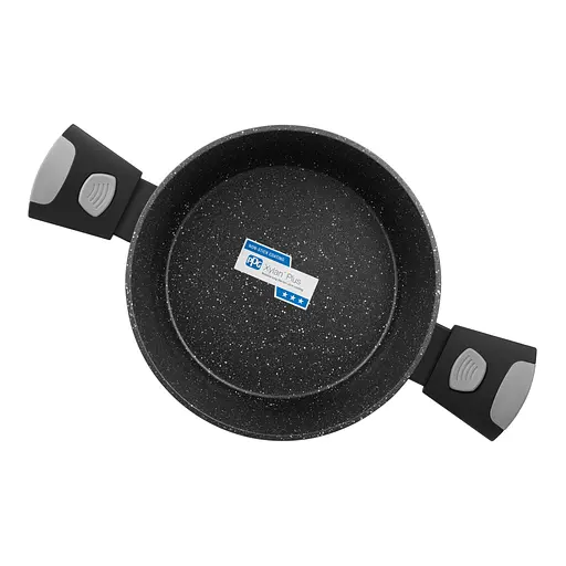 Кастрюля Ardesto Gemini Bari со стеклянной крышкой 3.9 л 24 см алюминий черный (AR1939AC) - фото 8