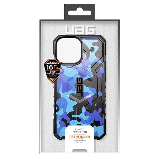 Ударопрочный чехол UAG Pathfinder with MagSafe Camo для Apple iPhone 14 Pro Max 6.7 Синий - фото 2